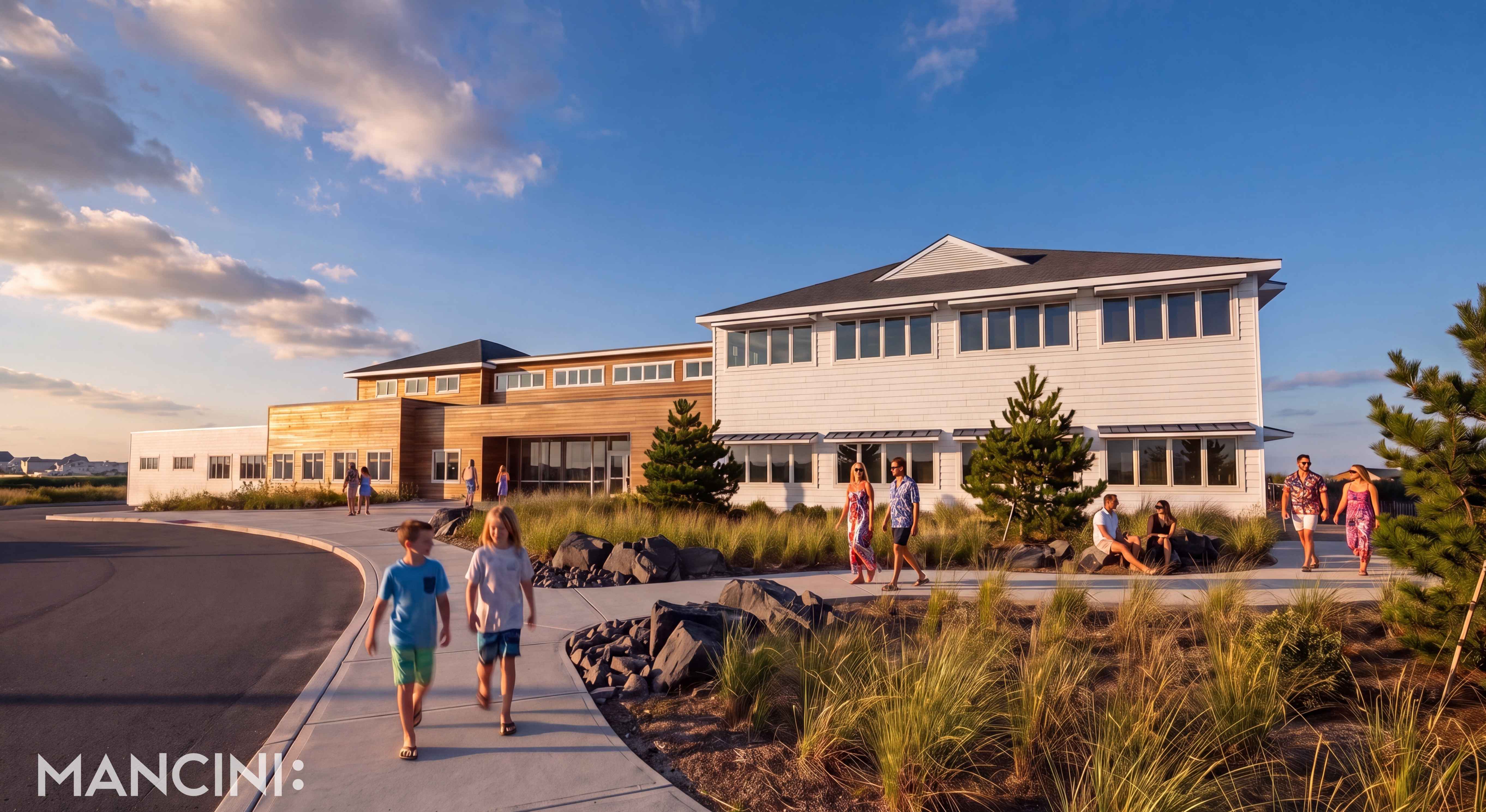 Rendering of the member clubhouse