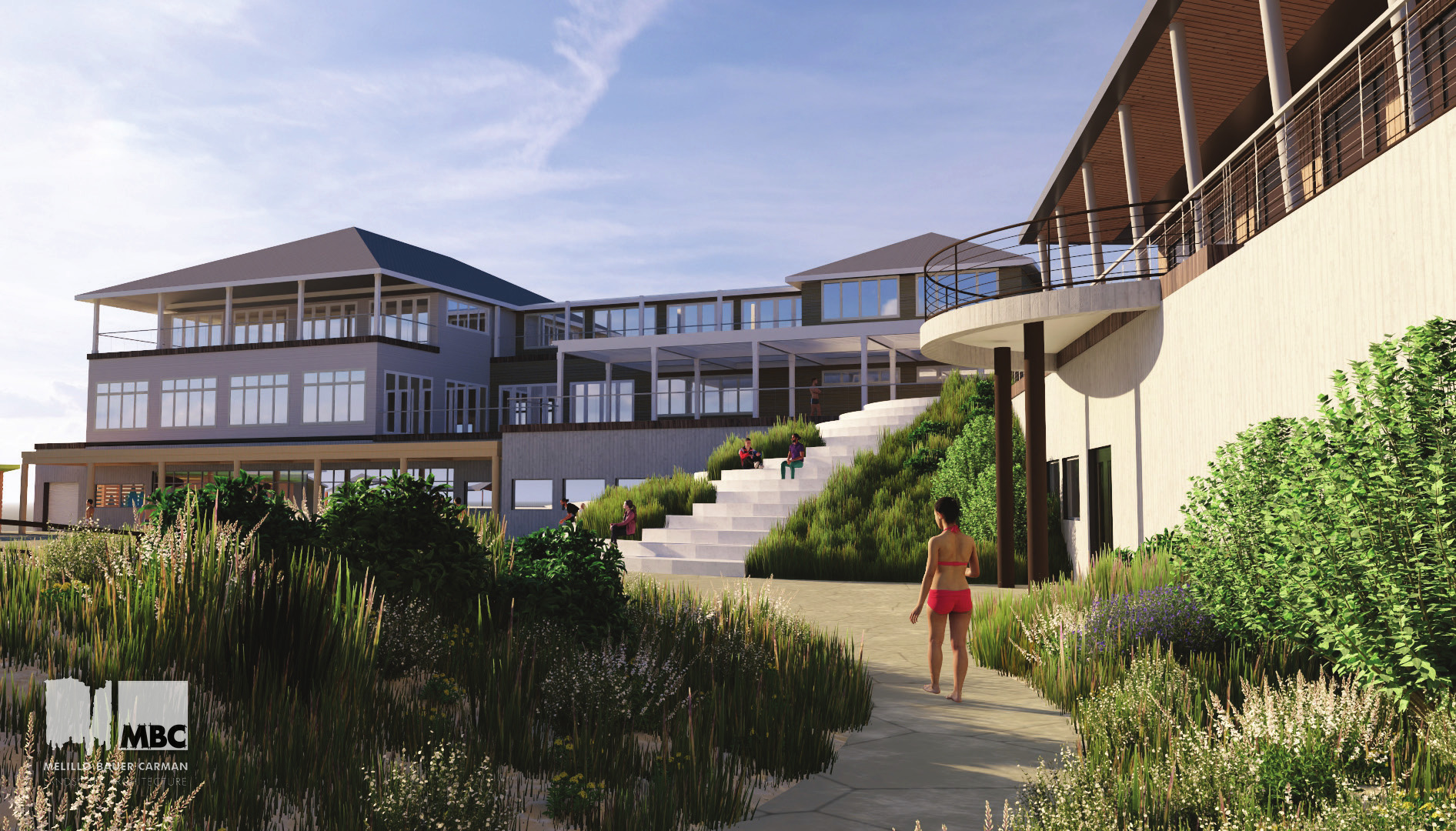 Model view of the dune walk